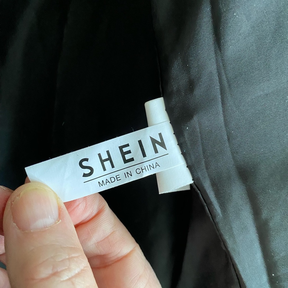 Shein BLK Vegan Leather Bomber Jacker, XL  Winter Sale - Picture 7 of 9